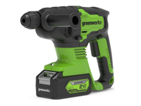 Аккумуляторный перфоратор 24V Greenworks GD24SDS2K4 3803007UB