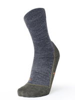 Носки Hunter (100% шерсть мериносов, 39-41, Серый-зеленый меланж)