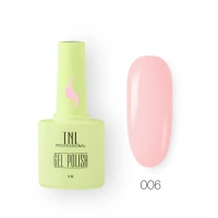 TNL PROFESSIONAL 006 гель-лак для ногтей 8 чувств, розовый румянец / TNL 10 мл