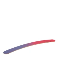 KAIZER Пилка 2-сторонняя, шлифовочная, на деревянной основе, бумеранг, розово-голубая 175 мм