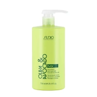 KAPOUS Маска для волос питательная с маслами авокадо и оливы / Studio Oliva and Avocado 750 мл