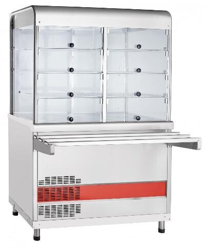 Прилавок-витрина холодильный Abat ПВВ(Н)-70КМ-С-НШ кашир.