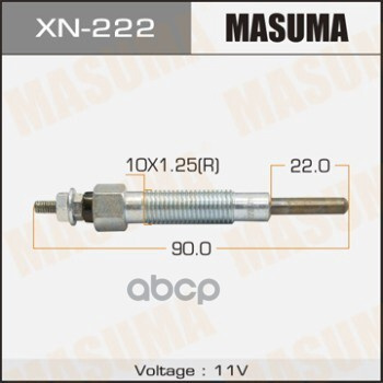 Свеча Накаливания Nissan Ad Masuma Xn-222 Masuma арт. XN-222