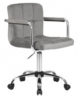 Офисное кресло LM-9400 серый велюр