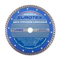 Отрезной алмазный диск EUROTEX TURBO МАСТЕР