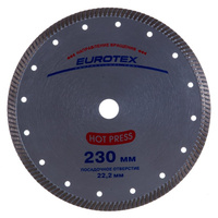 Отрезной алмазный диск EUROTEX Turbo HOT PRESS