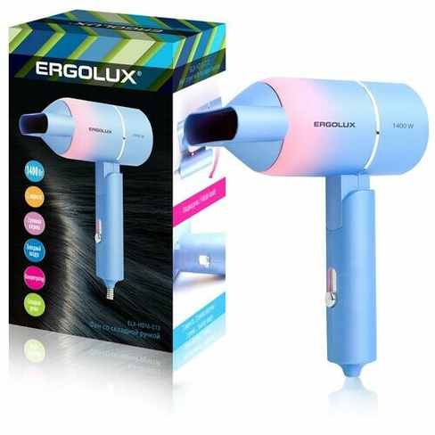 ERGOLUX ELX-HD10-C13 голубой/розовый 15208 Ergolux