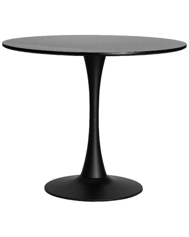 Стол для кухни MIA, черная столешница, черное основание