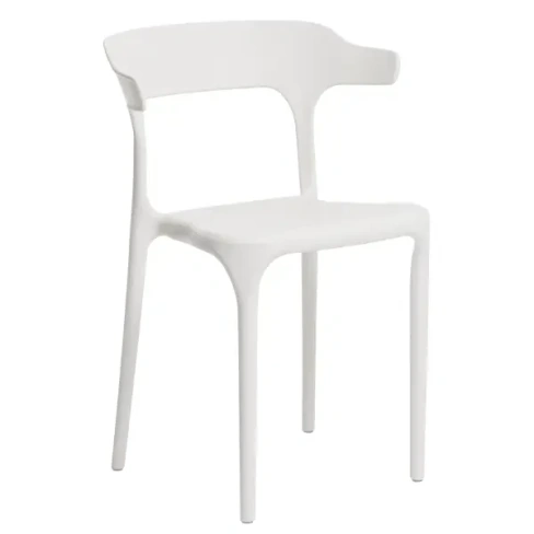 Стул Roero 48x74x46 см ножки пластик/белый сиденье полипропилен цвет белый Без бренда ROERO нет