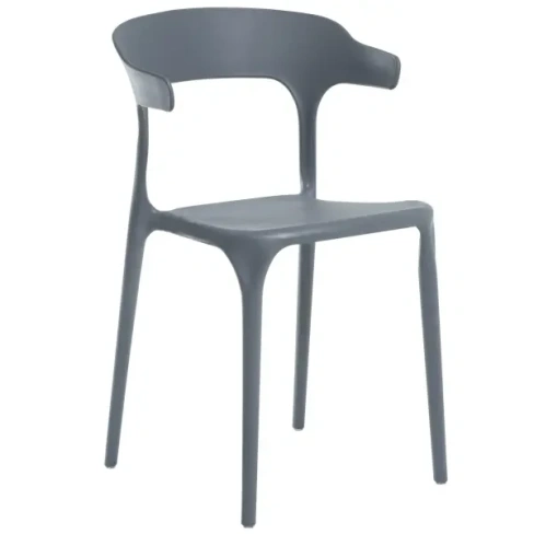 Стул Roero 48x74x46 см ножки пластик/серый сиденье полипропилен цвет серый Без бренда ROERO нет